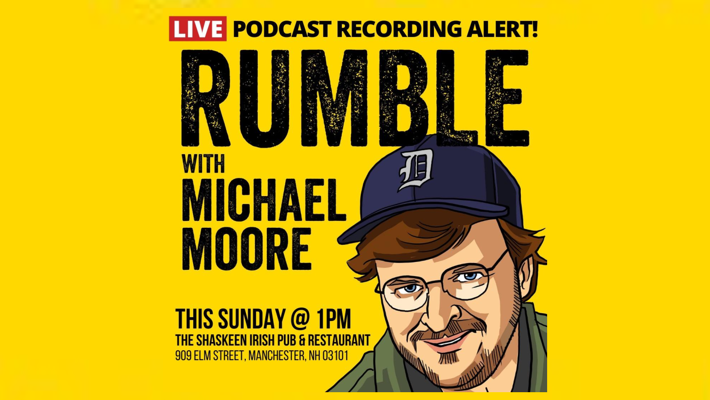 MICHAEL MOORE TO TAPE LIVE PODCAST WITH SPECIAL GUESTS CHAPO TRAP HOUSE AT BINJ POP-UP NEWSROOM (SUN. 2.9)