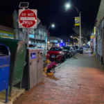 "Night Dogs. Davis Square, Somerville, Massachusetts, December 2022.” Photo by Jason Pramas. Copyright 2022 Jason Pramas.
